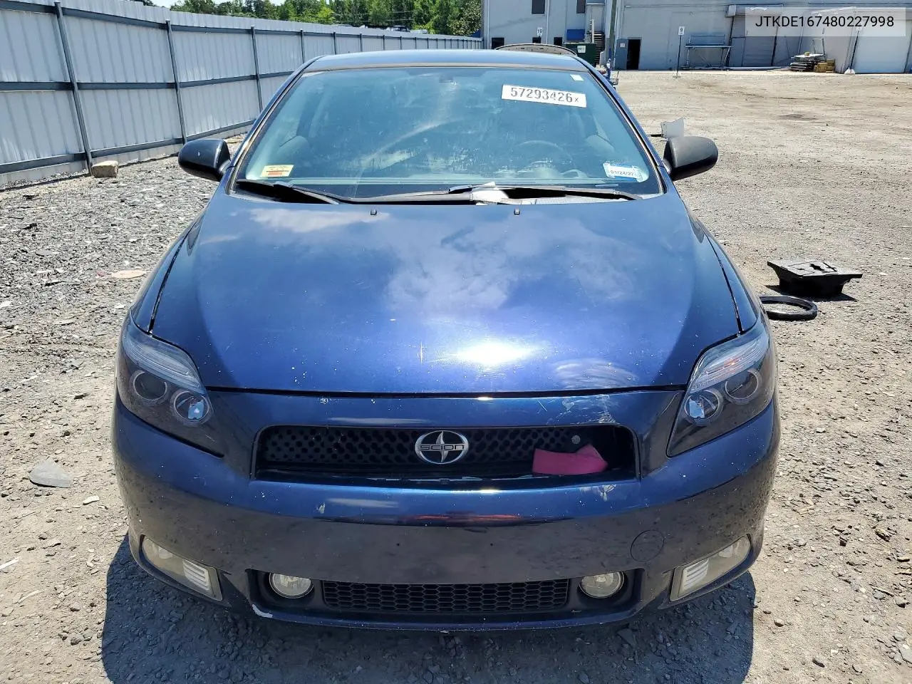 2008 Scion Tc Base VIN: JTKDE167480227998 Lot: 57293426