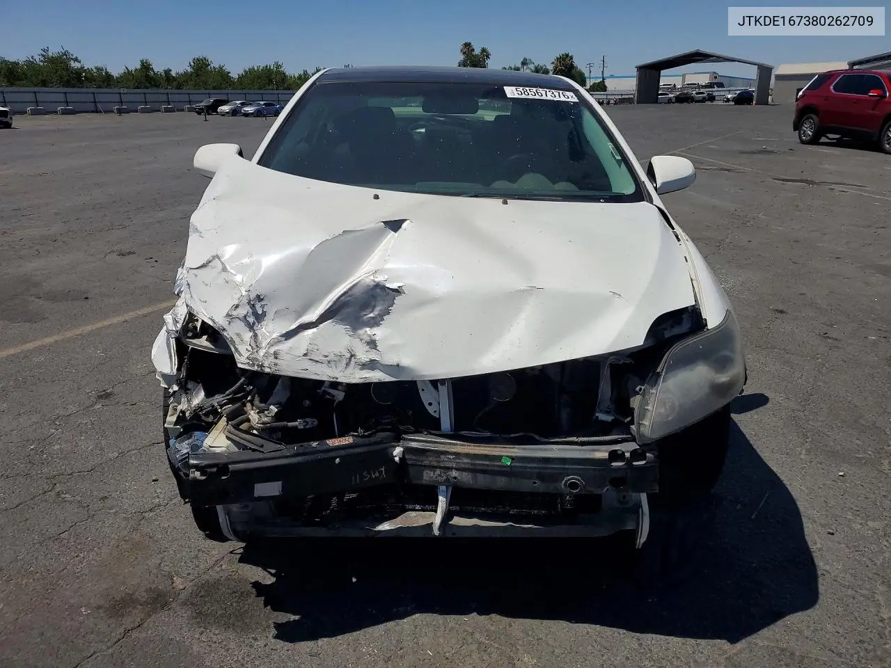 2008 Scion Tc Base VIN: JTKDE167380262709 Lot: 58567376