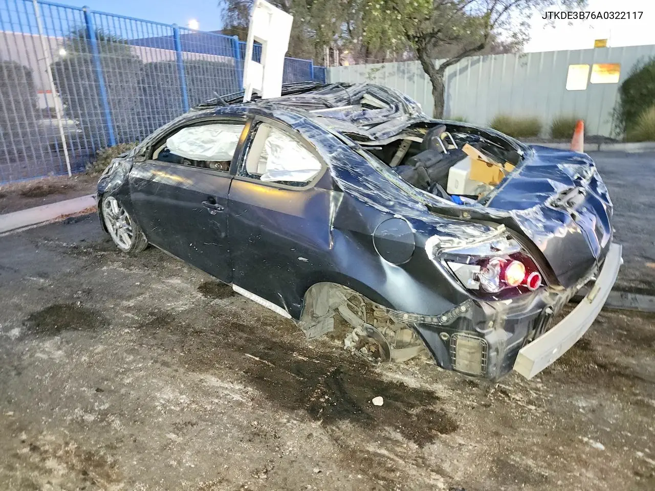 2010 Scion Tc Base VIN: JTKDE3B76A0322117 Lot: 56392026