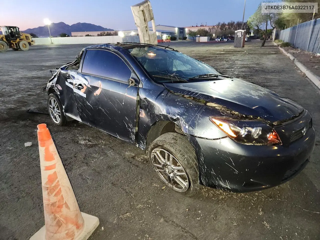 2010 Scion Tc Base VIN: JTKDE3B76A0322117 Lot: 56392026