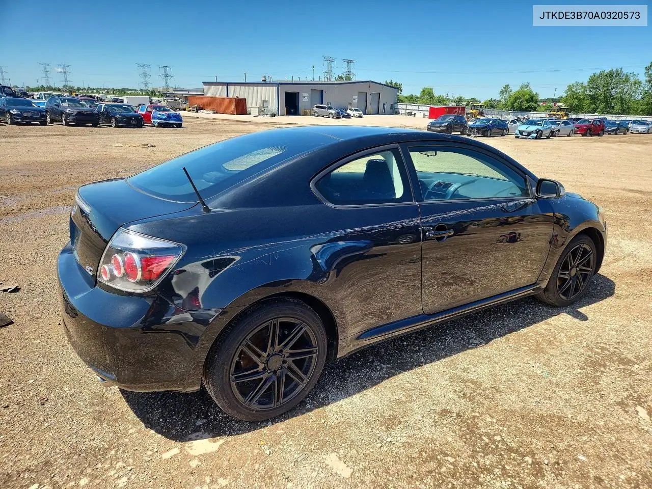 2010 Scion Tc Base VIN: JTKDE3B70A0320573 Lot: 57038586