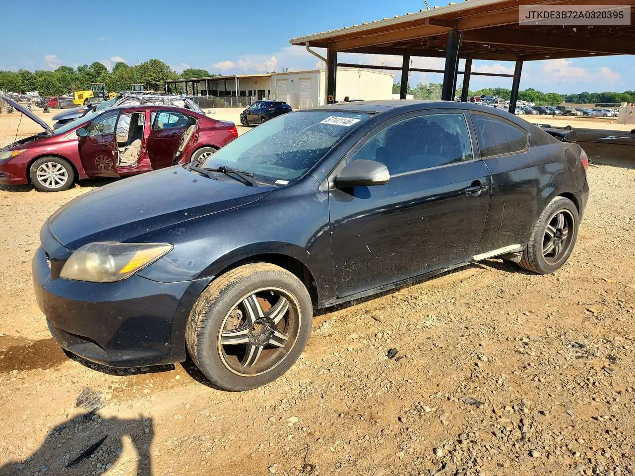 2010 Scion Tc Base VIN: JTKDE3B72A0320395 Lot: 57141146