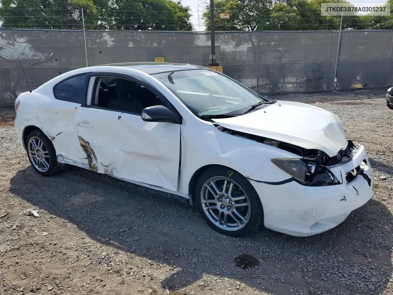 2010 Scion Tc Base VIN: JTKDE3B78A0305237 Lot: 57170706