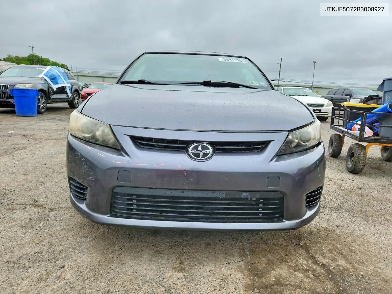 2011 Scion Tc Base VIN: JTKJF5C72B3008927 Lot: 59971186