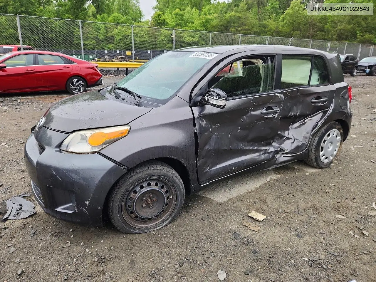2012 Scion Xd Base VIN: JTKKU4B49C1022543 Lot: 52899736