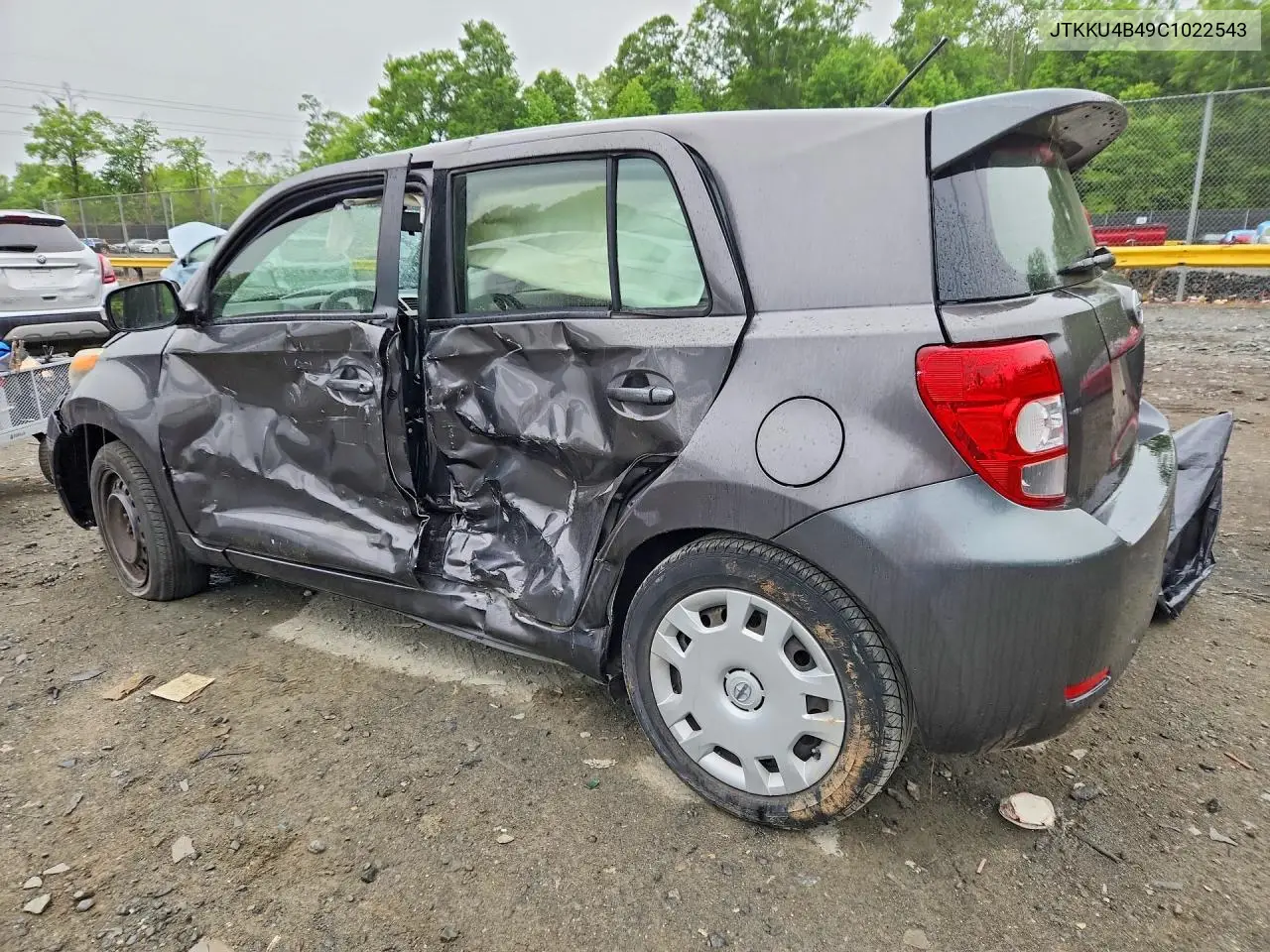 2012 Scion Xd Base VIN: JTKKU4B49C1022543 Lot: 52899736