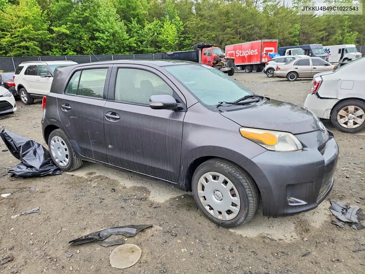 2012 Scion Xd Base VIN: JTKKU4B49C1022543 Lot: 52899736