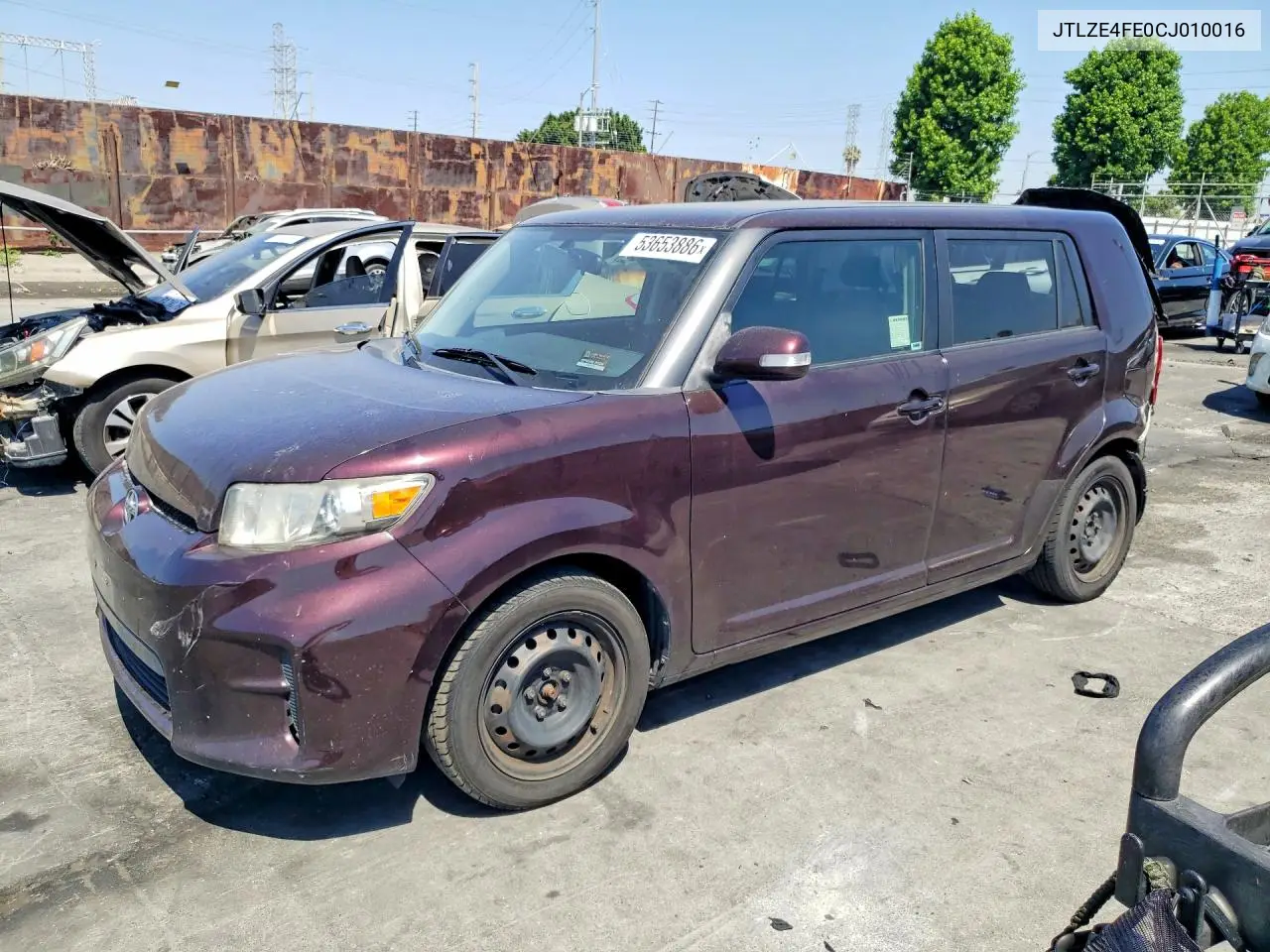 2012 Scion Xb Base VIN: JTLZE4FE0CJ010016 Lot: 53653886