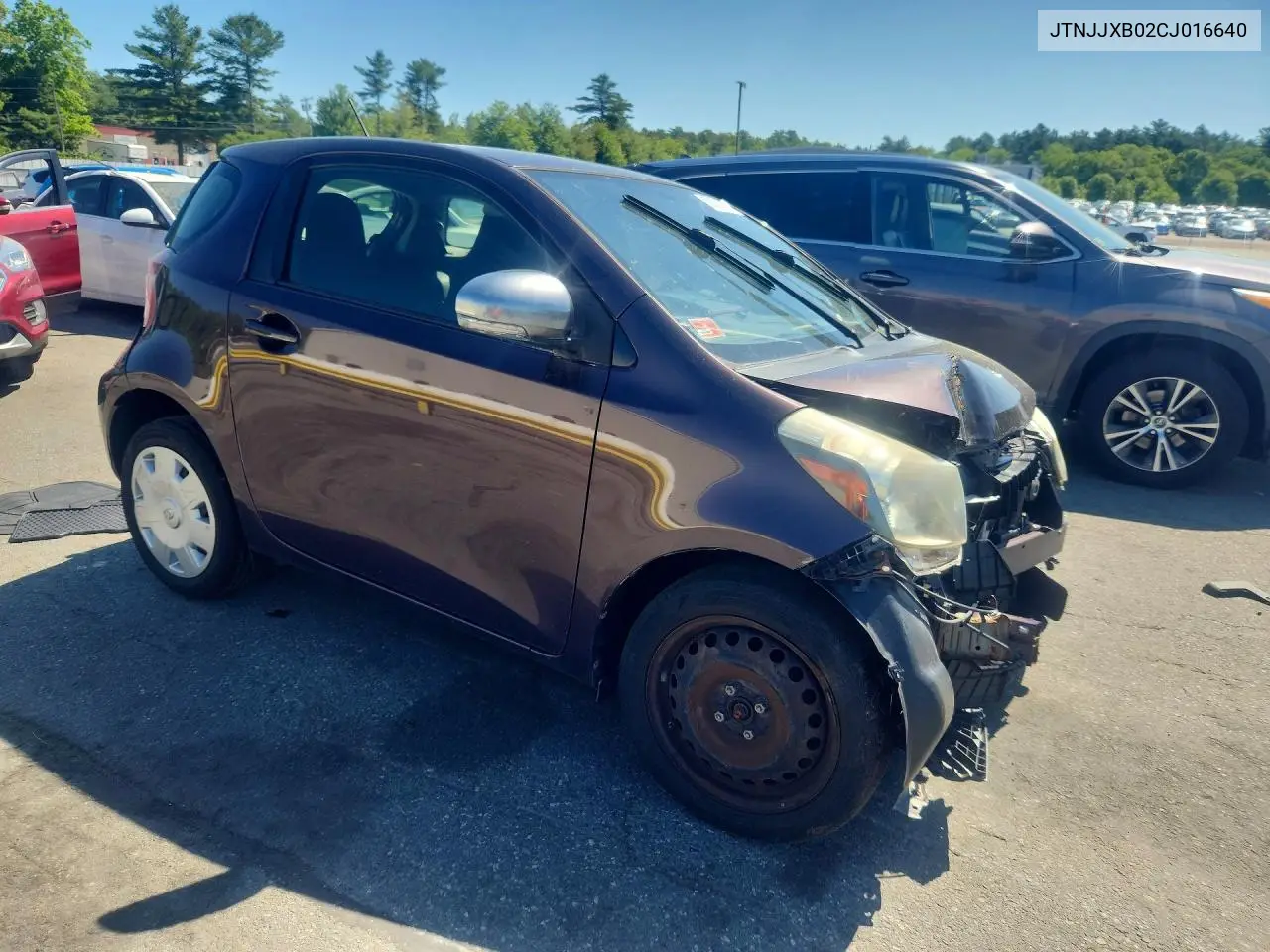 2012 Scion Iq Base VIN: JTNJJXB02CJ016640 Lot: 55679196