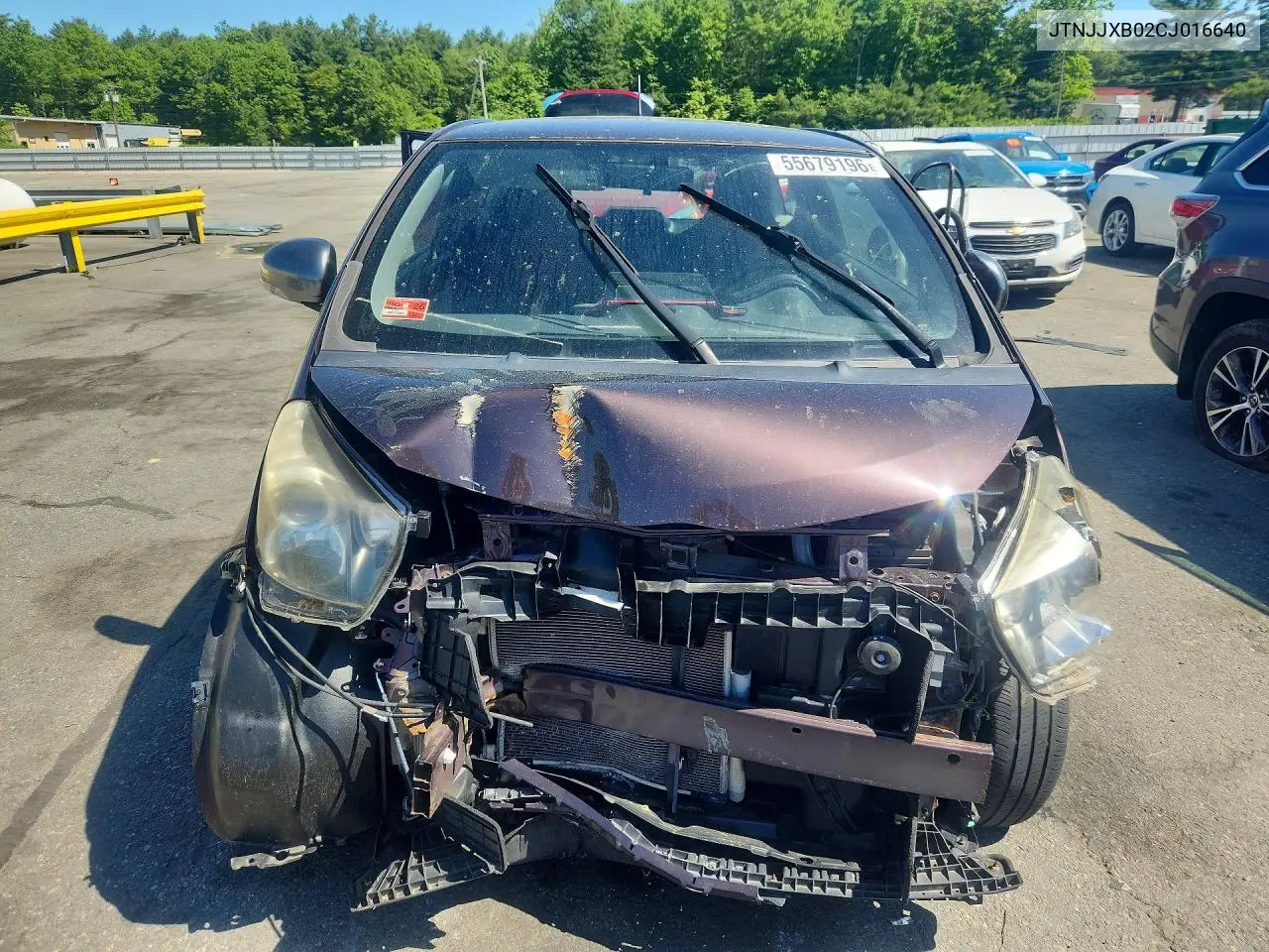 2012 Scion Iq Base VIN: JTNJJXB02CJ016640 Lot: 55679196