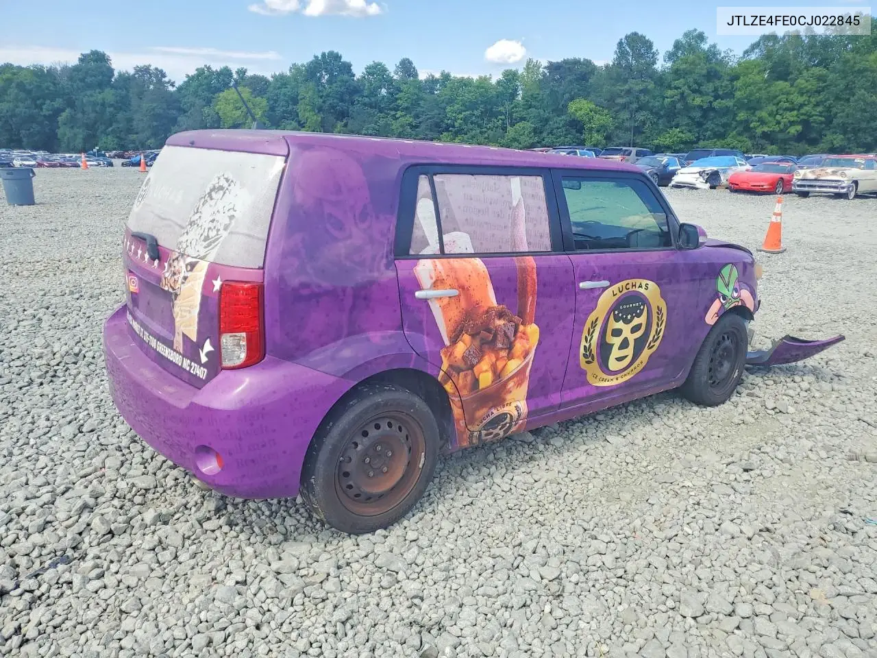 2012 Scion Xb Base VIN: JTLZE4FE0CJ022845 Lot: 55978486