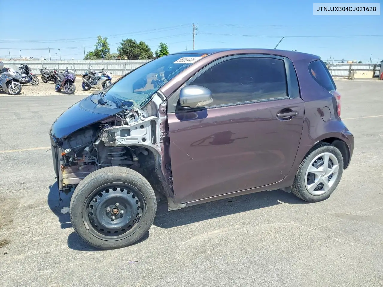 2012 Scion Iq Base VIN: JTNJJXB04CJ021628 Lot: 56050446