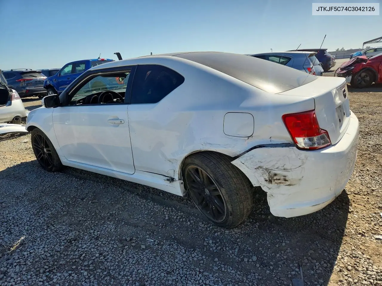 2012 Scion Tc Base VIN: JTKJF5C74C3042126 Lot: 56887576