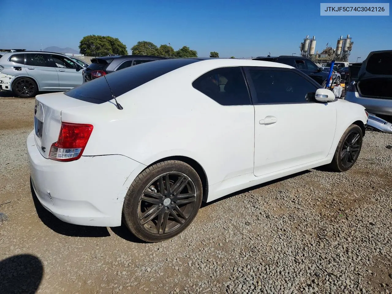 2012 Scion Tc Base VIN: JTKJF5C74C3042126 Lot: 56887576