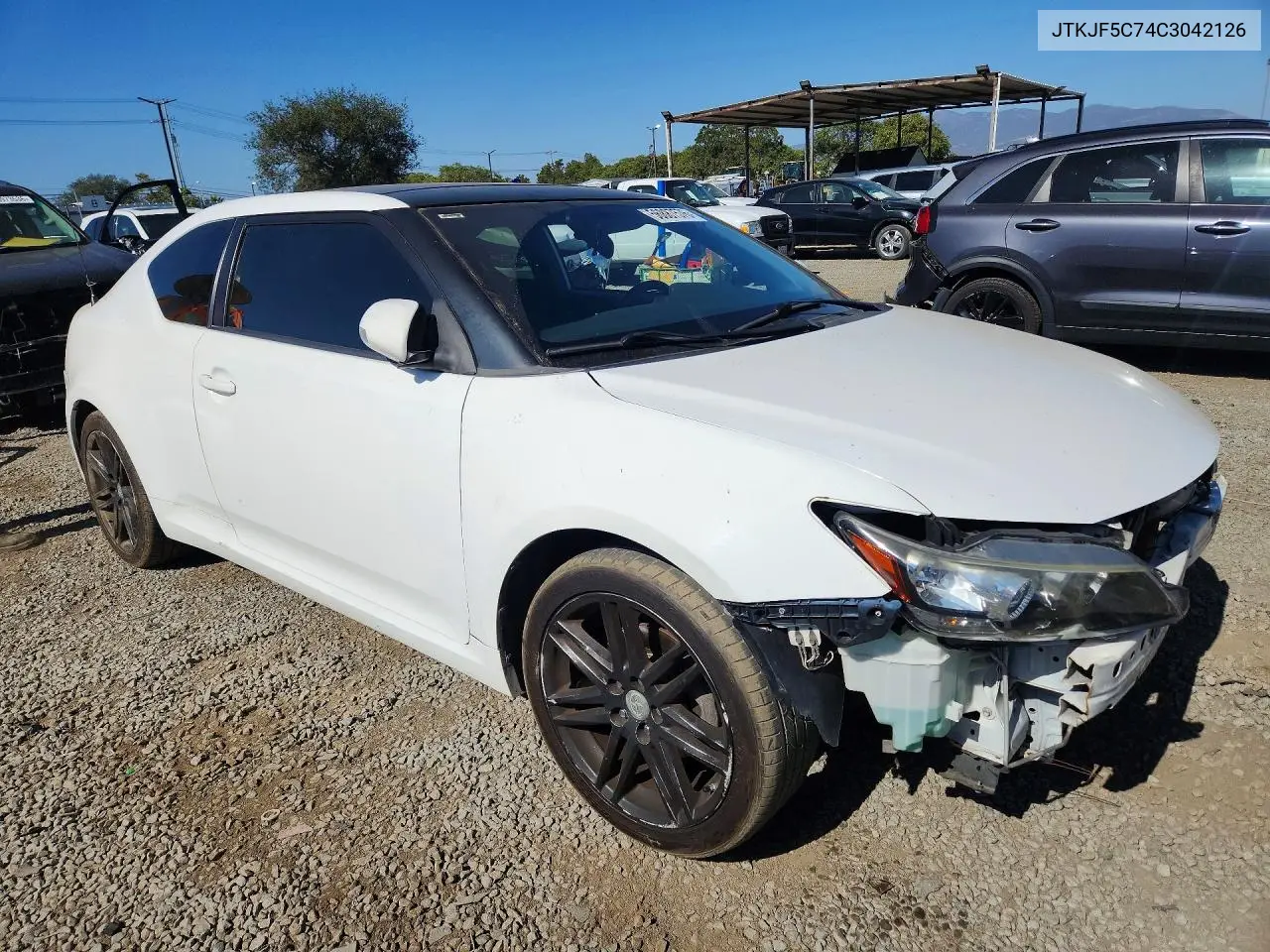 2012 Scion Tc Base VIN: JTKJF5C74C3042126 Lot: 56887576