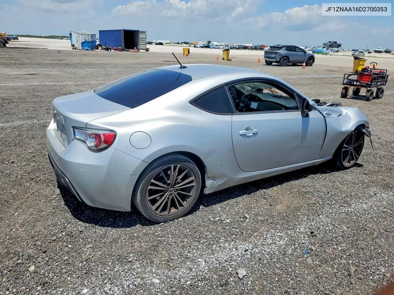 2013 Scion Fr-S Base VIN: JF1ZNAA16D2700353 Lot: 52697736