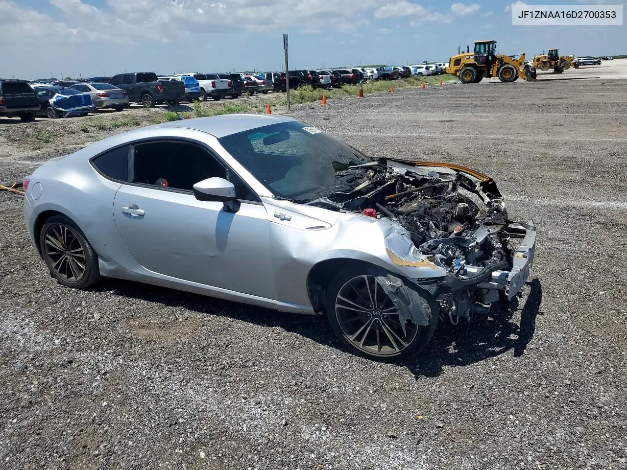 2013 Scion Fr-S Base VIN: JF1ZNAA16D2700353 Lot: 52697736