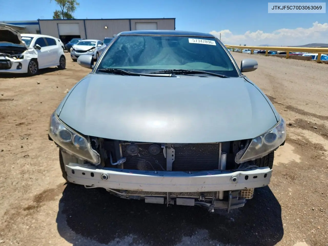 2013 Scion Tc Base VIN: JTKJF5C70D3063069 Lot: 57347896