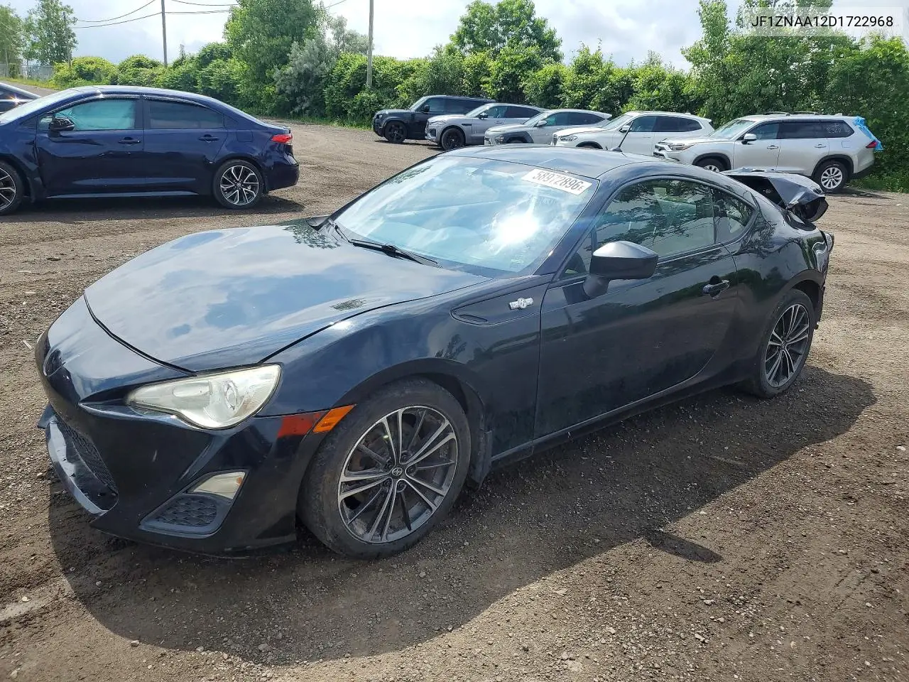 2013 Scion Fr-S Base VIN: JF1ZNAA12D1722968 Lot: 58972896