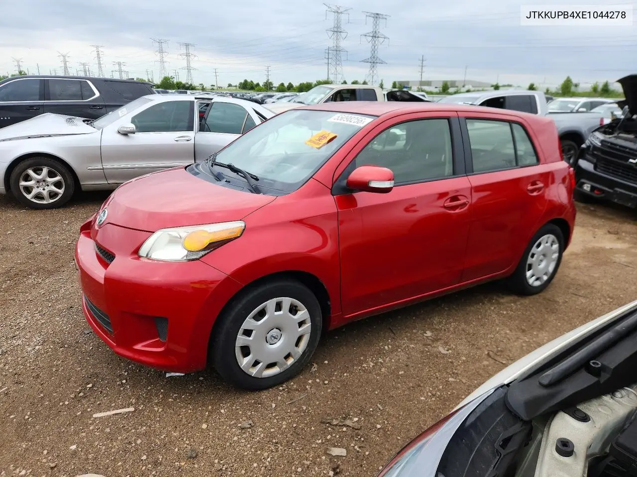 2014 Scion Xd Base VIN: JTKKUPB4XE1044278 Lot: 55098256