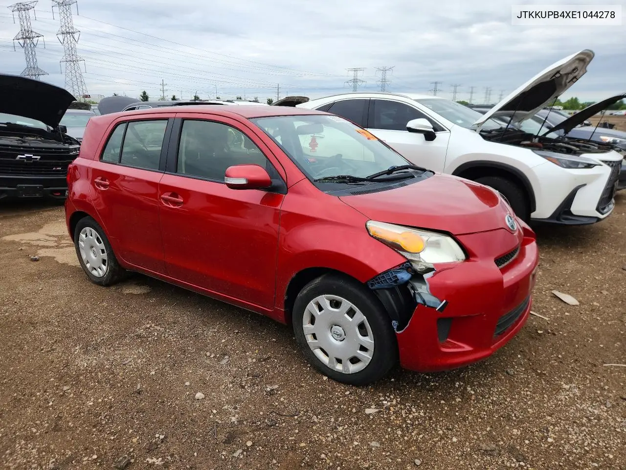 2014 Scion Xd Base VIN: JTKKUPB4XE1044278 Lot: 55098256