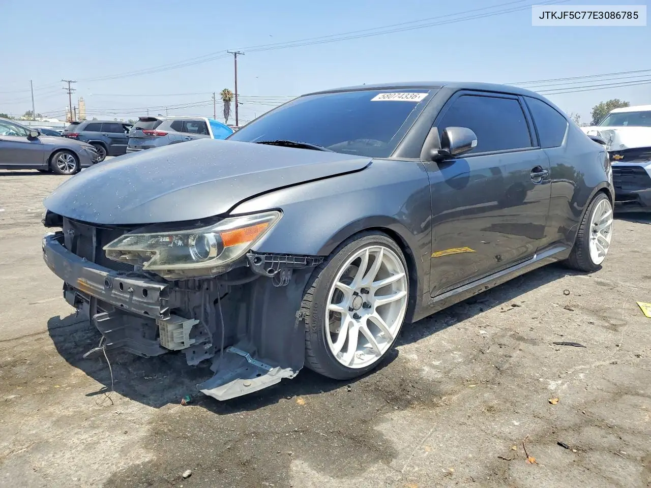 2014 Scion Tc Base VIN: JTKJF5C77E3086785 Lot: 58074336