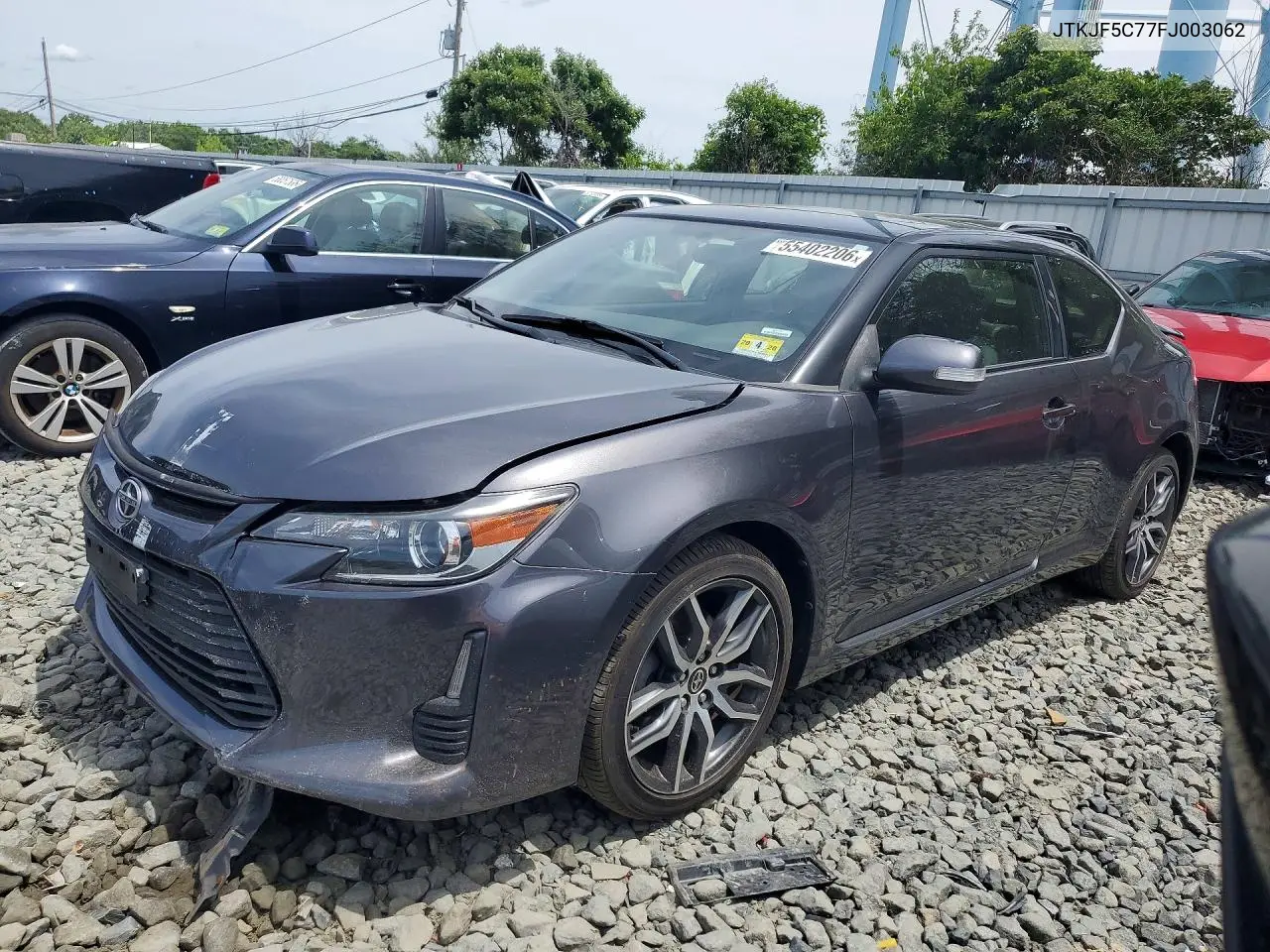 2015 Scion Tc Base VIN: JTKJF5C77FJ003062 Lot: 55402206