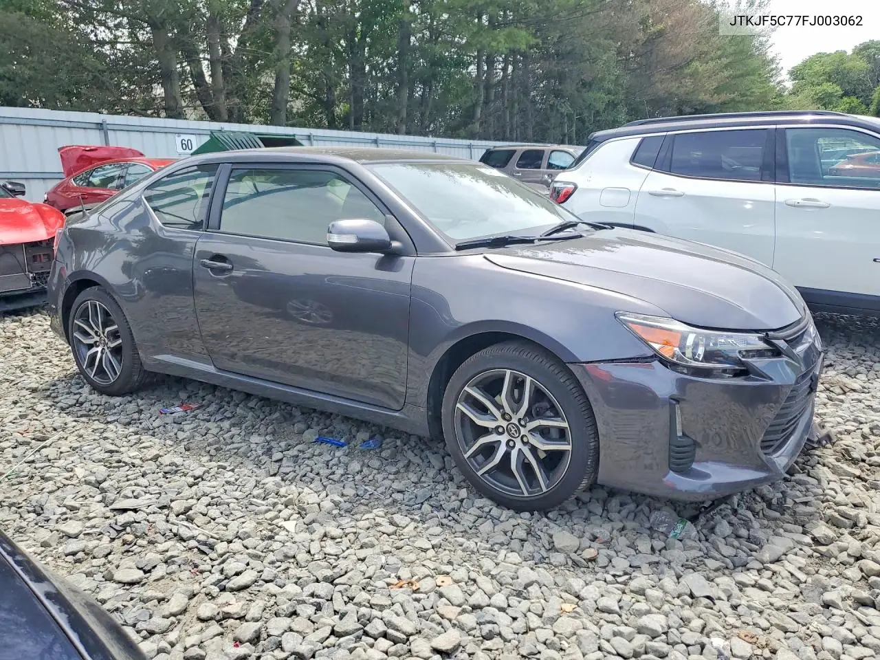 2015 Scion Tc Base VIN: JTKJF5C77FJ003062 Lot: 55402206