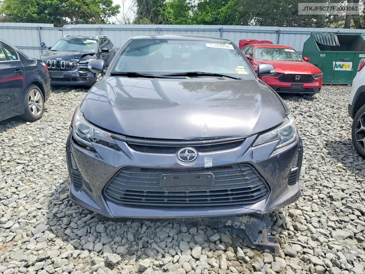 2015 Scion Tc Base VIN: JTKJF5C77FJ003062 Lot: 55402206