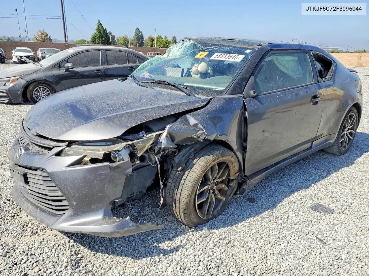 2015 Scion Tc Base VIN: JTKJF5C72F3096044 Lot: 58603646
