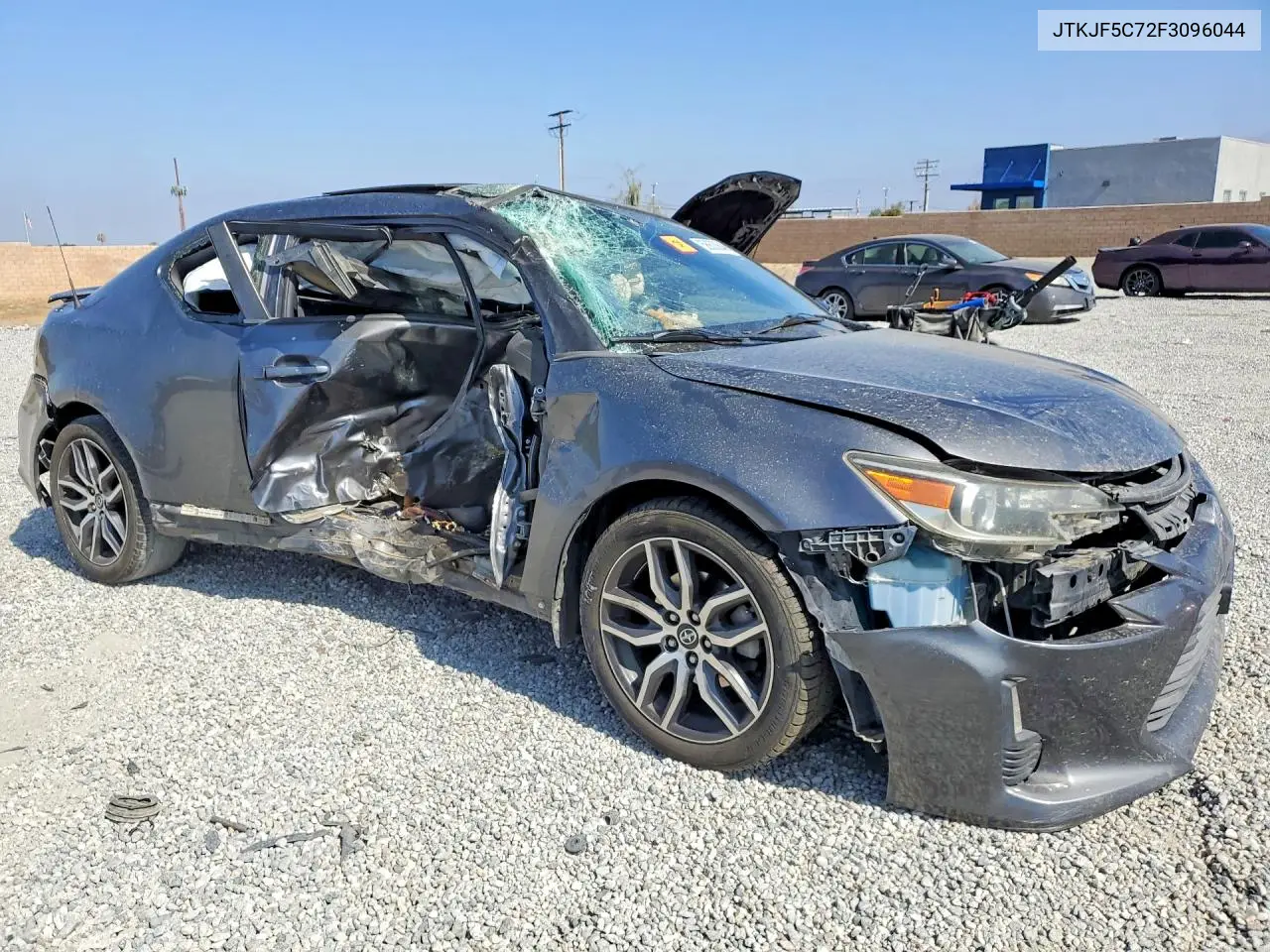 2015 Scion Tc Base VIN: JTKJF5C72F3096044 Lot: 58603646