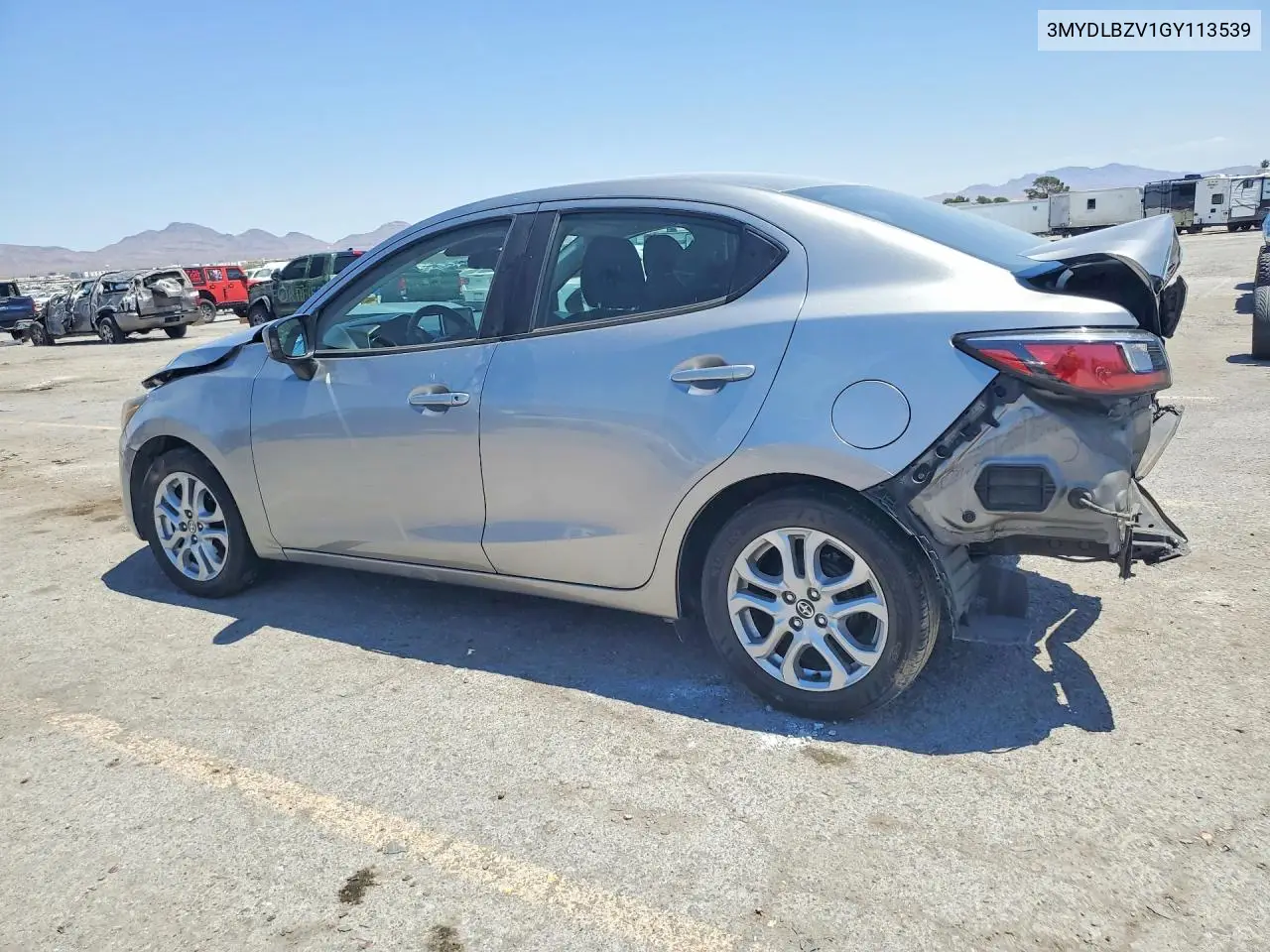 2016 Scion Ia Base VIN: 3MYDLBZV1GY113539 Lot: 52747456