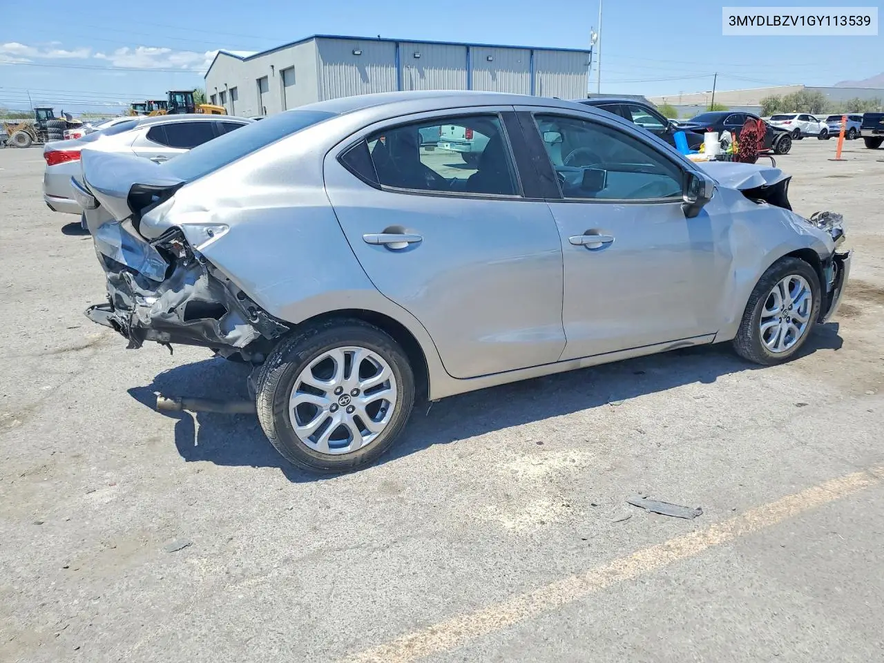 2016 Scion Ia Base VIN: 3MYDLBZV1GY113539 Lot: 52747456