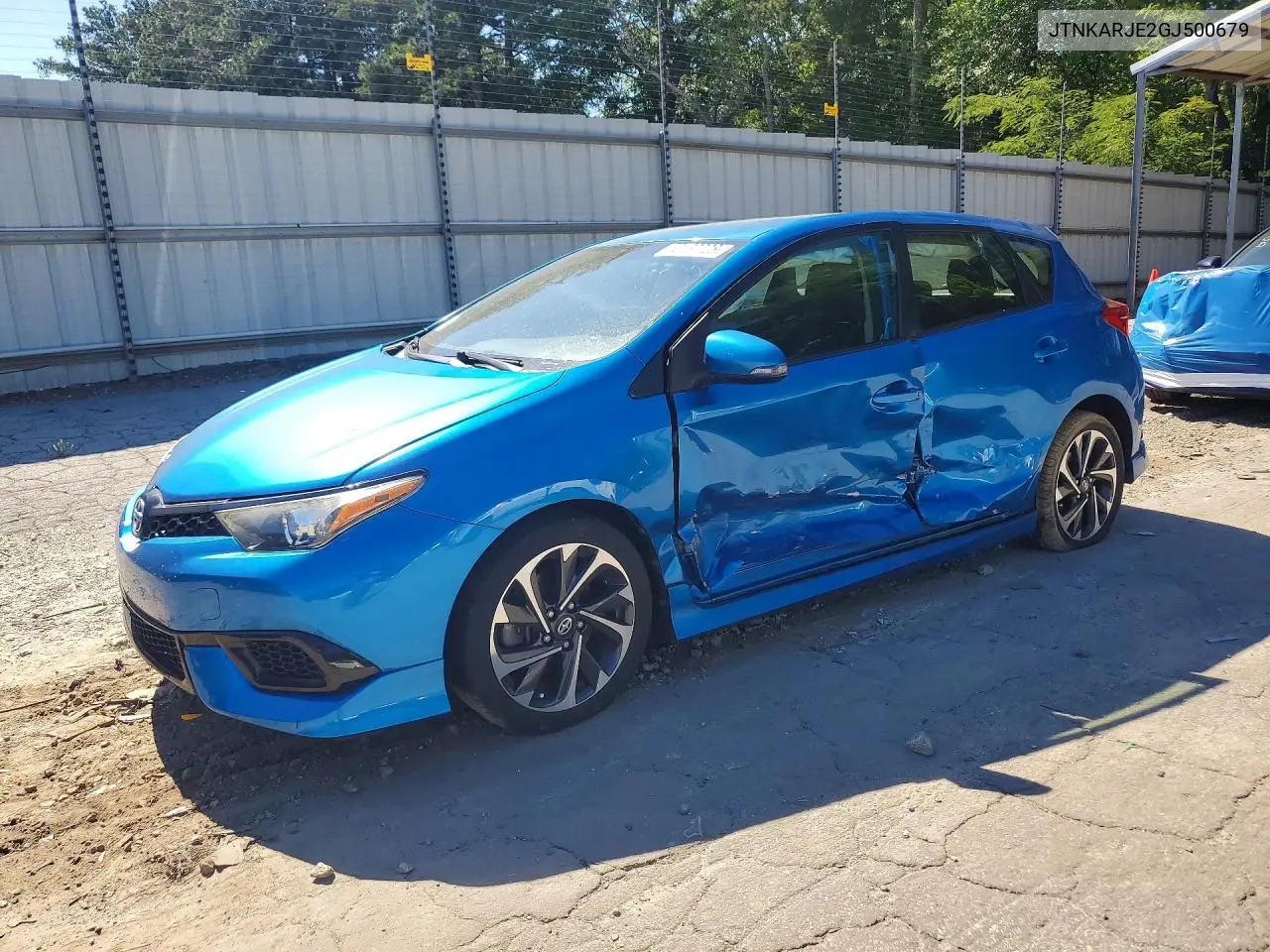 2016 Scion Im Base VIN: JTNKARJE2GJ500679 Lot: 53139026