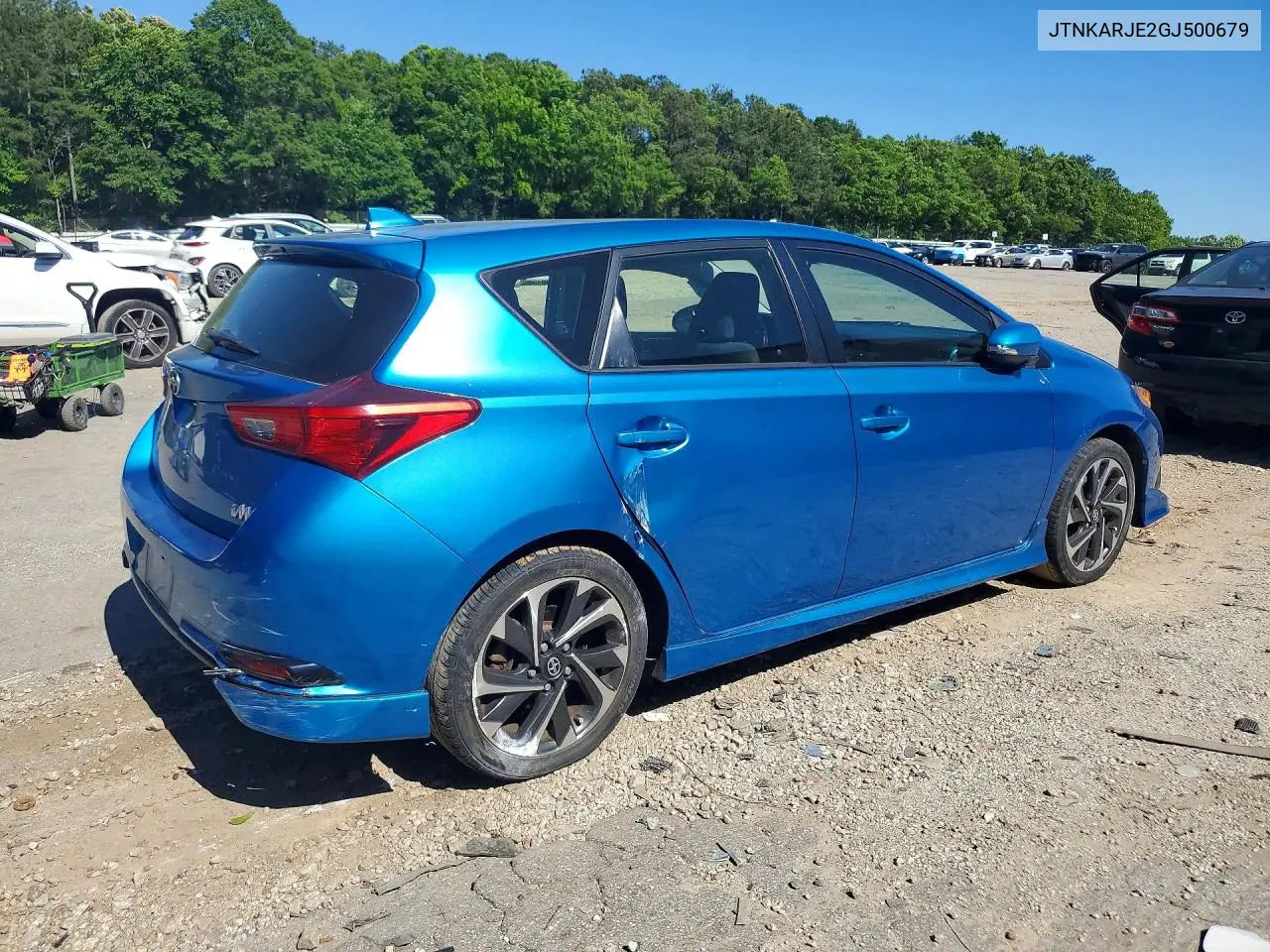 2016 Scion Im Base VIN: JTNKARJE2GJ500679 Lot: 53139026