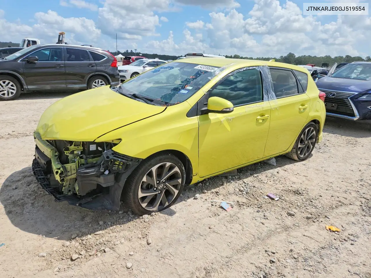 2016 Scion Im Base VIN: JTNKARJE0GJ519554 Lot: 54339606