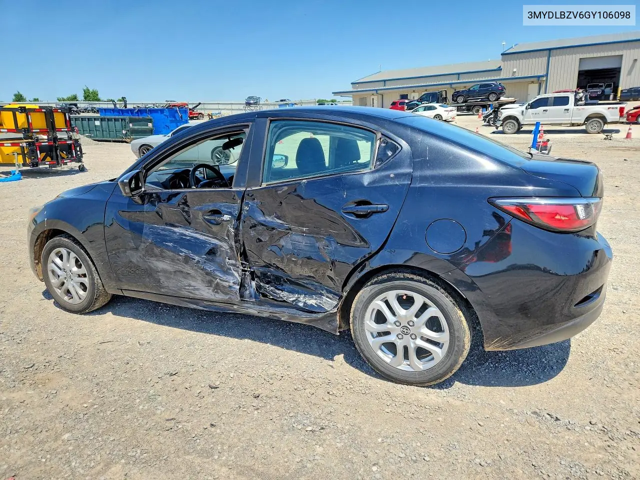 2016 Scion Ia Base VIN: 3MYDLBZV6GY106098 Lot: 54614626