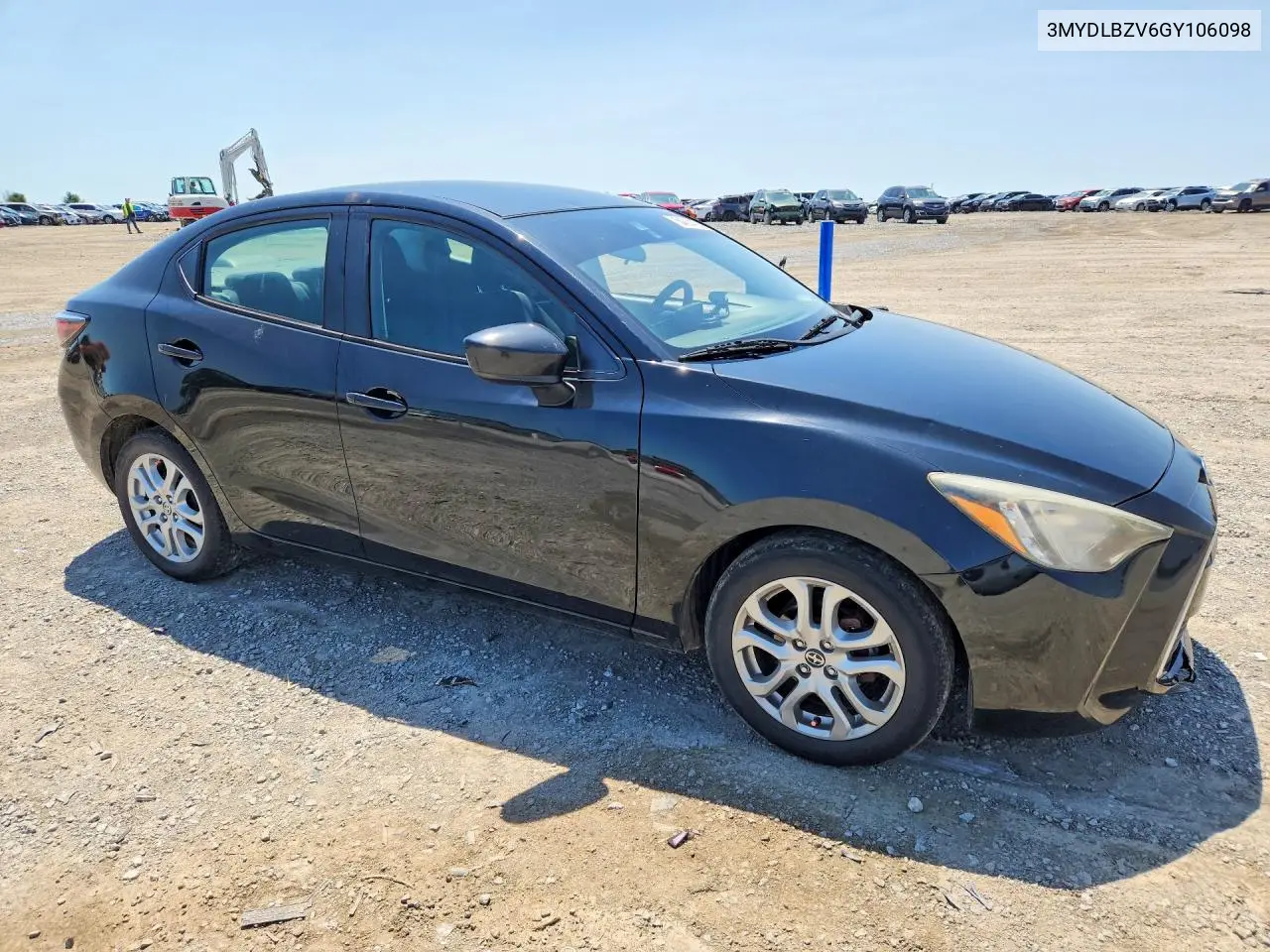 2016 Scion Ia Base VIN: 3MYDLBZV6GY106098 Lot: 54614626