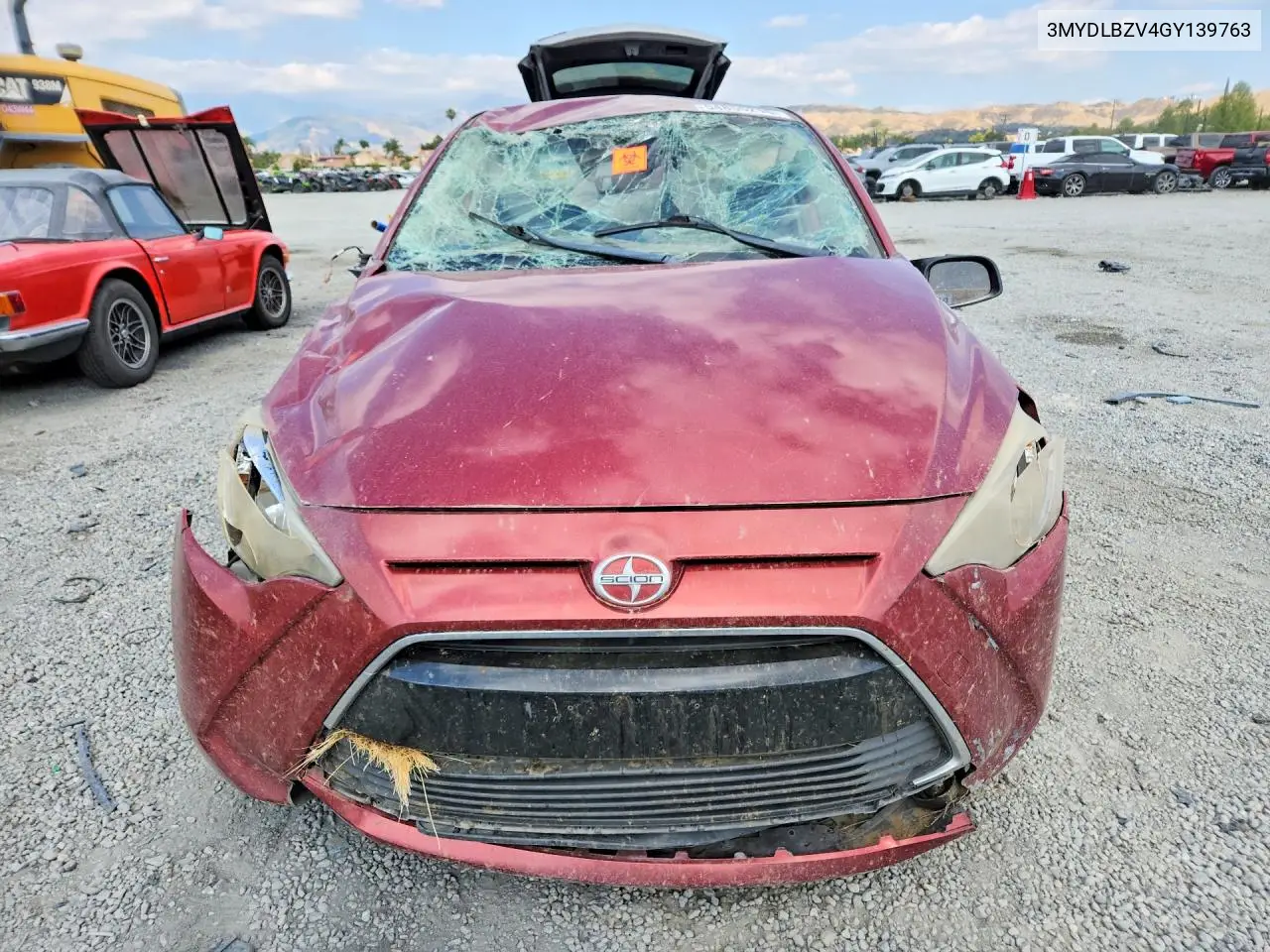 2016 Scion Ia Base VIN: 3MYDLBZV4GY139763 Lot: 54855216