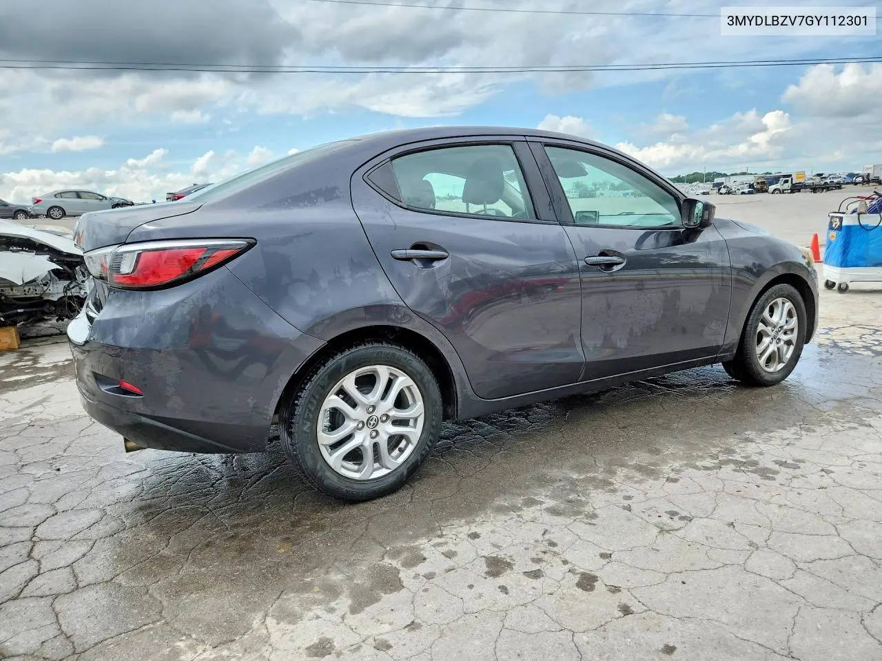 2016 Scion Ia Base VIN: 3MYDLBZV7GY112301 Lot: 55735546