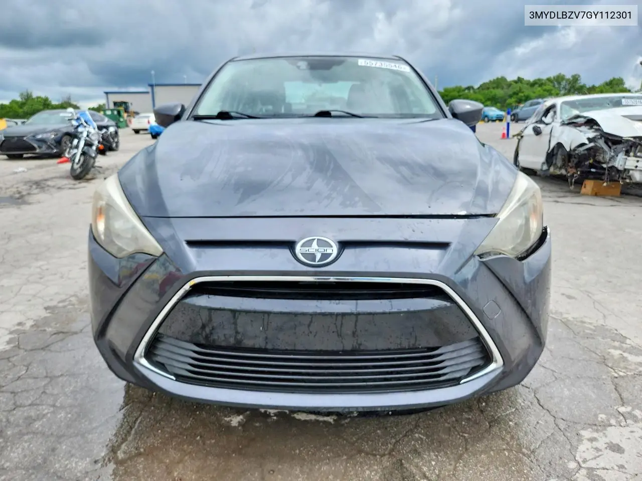 2016 Scion Ia Base VIN: 3MYDLBZV7GY112301 Lot: 55735546