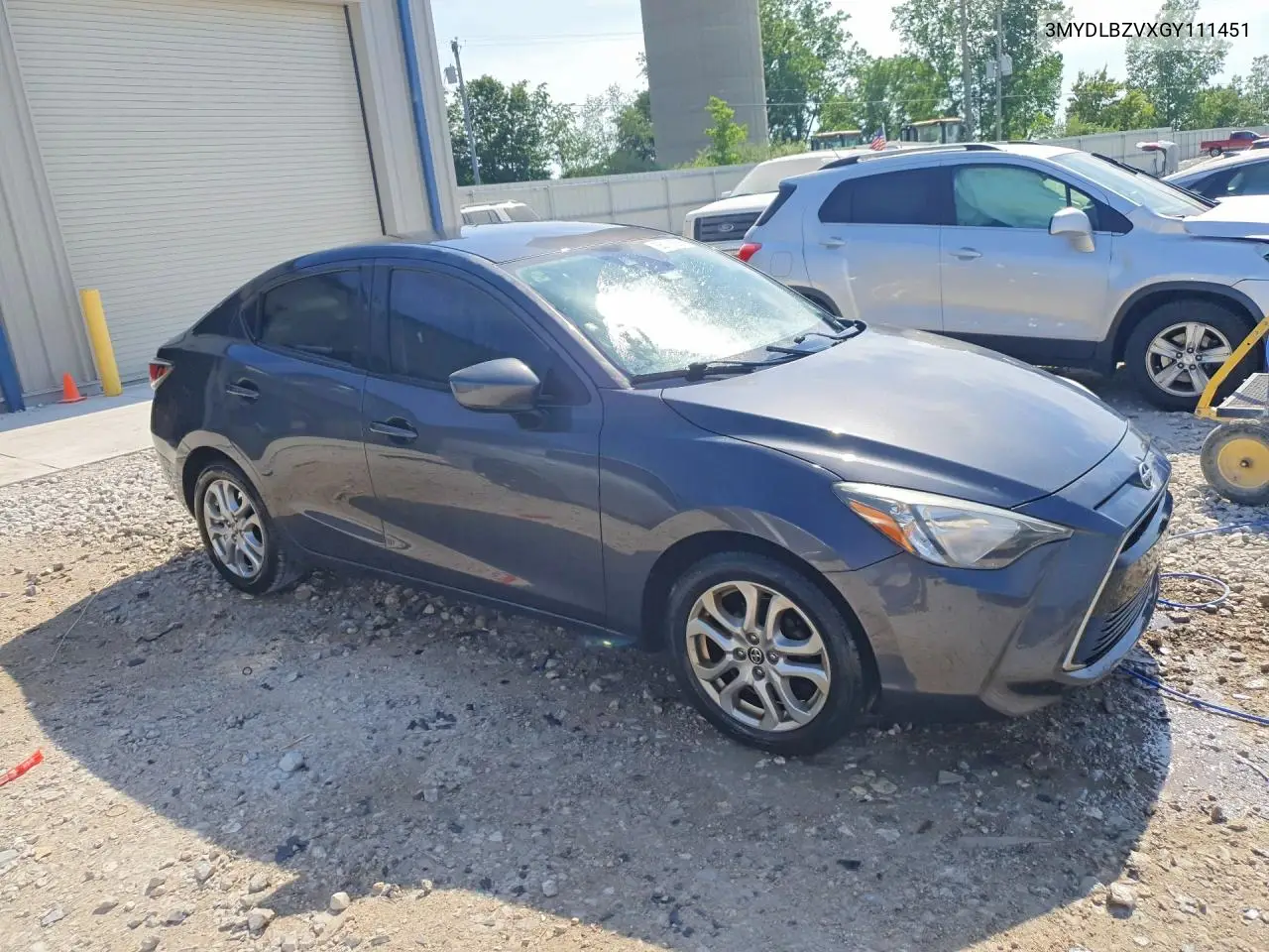 2016 Scion Ia Base VIN: 3MYDLBZVXGY111451 Lot: 56101526
