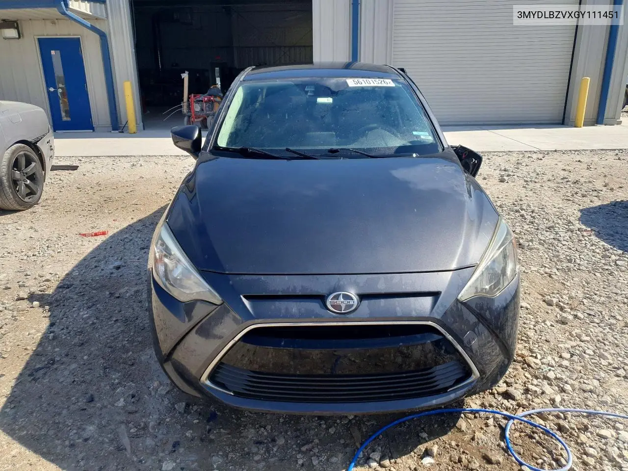 2016 Scion Ia Base VIN: 3MYDLBZVXGY111451 Lot: 56101526