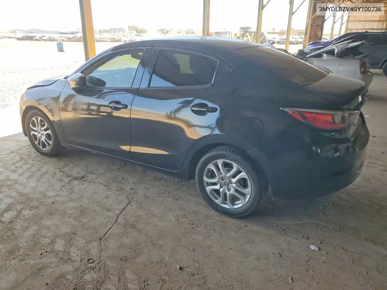 2016 Scion Ia Base VIN: 3MYDLBZV4GY100736 Lot: 56118326