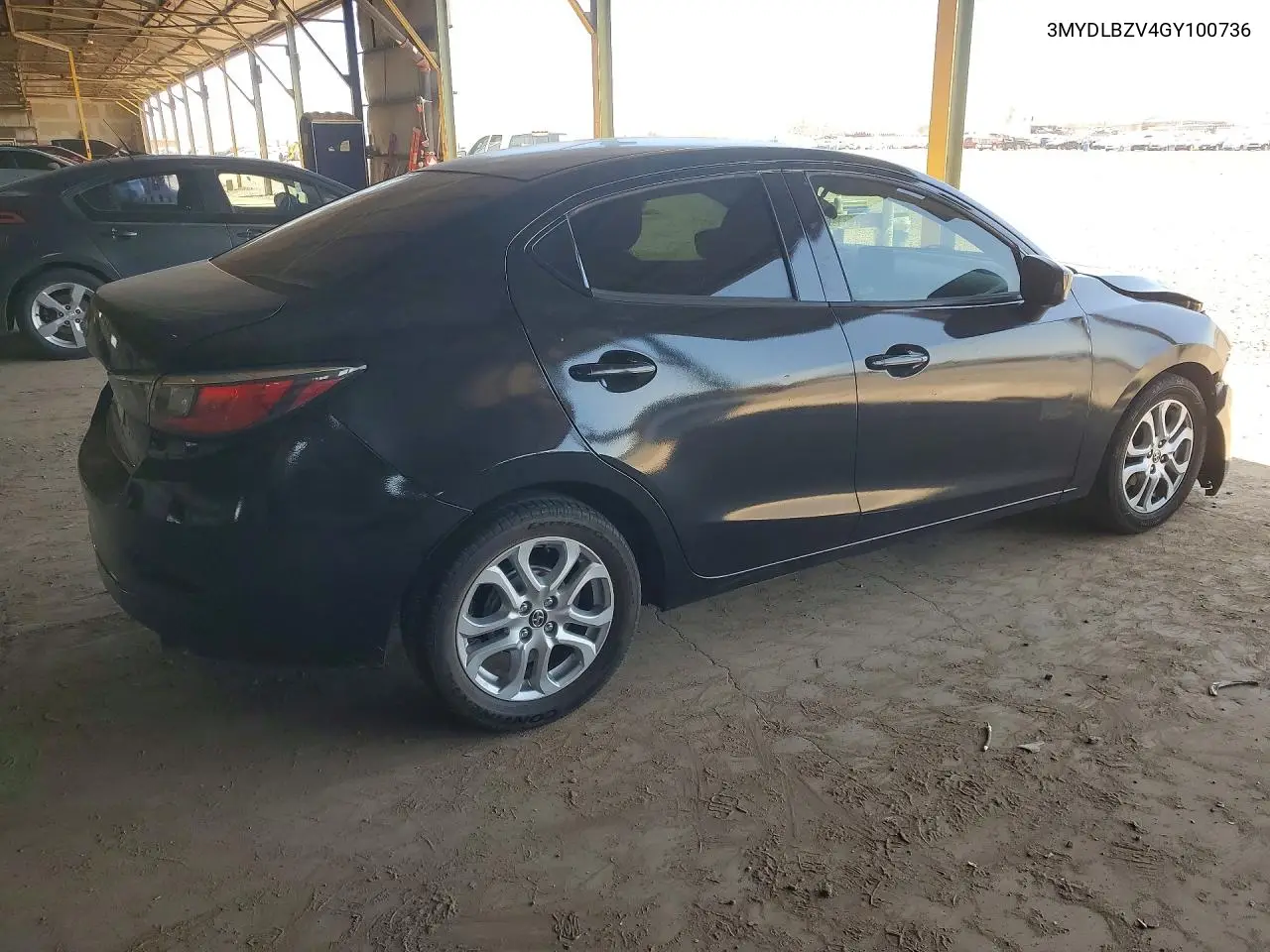 2016 Scion Ia Base VIN: 3MYDLBZV4GY100736 Lot: 56118326