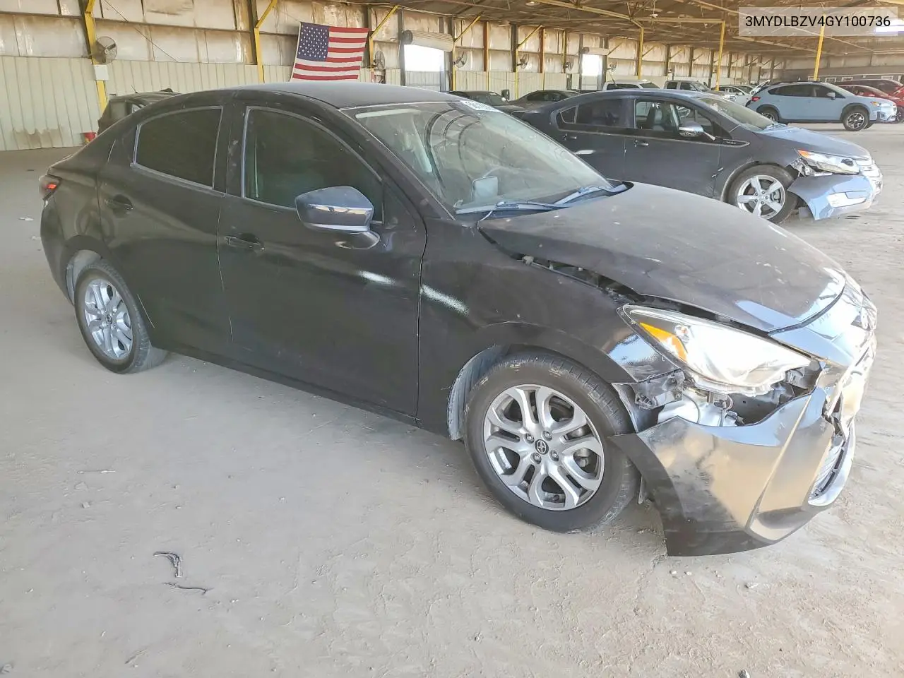 2016 Scion Ia Base VIN: 3MYDLBZV4GY100736 Lot: 56118326