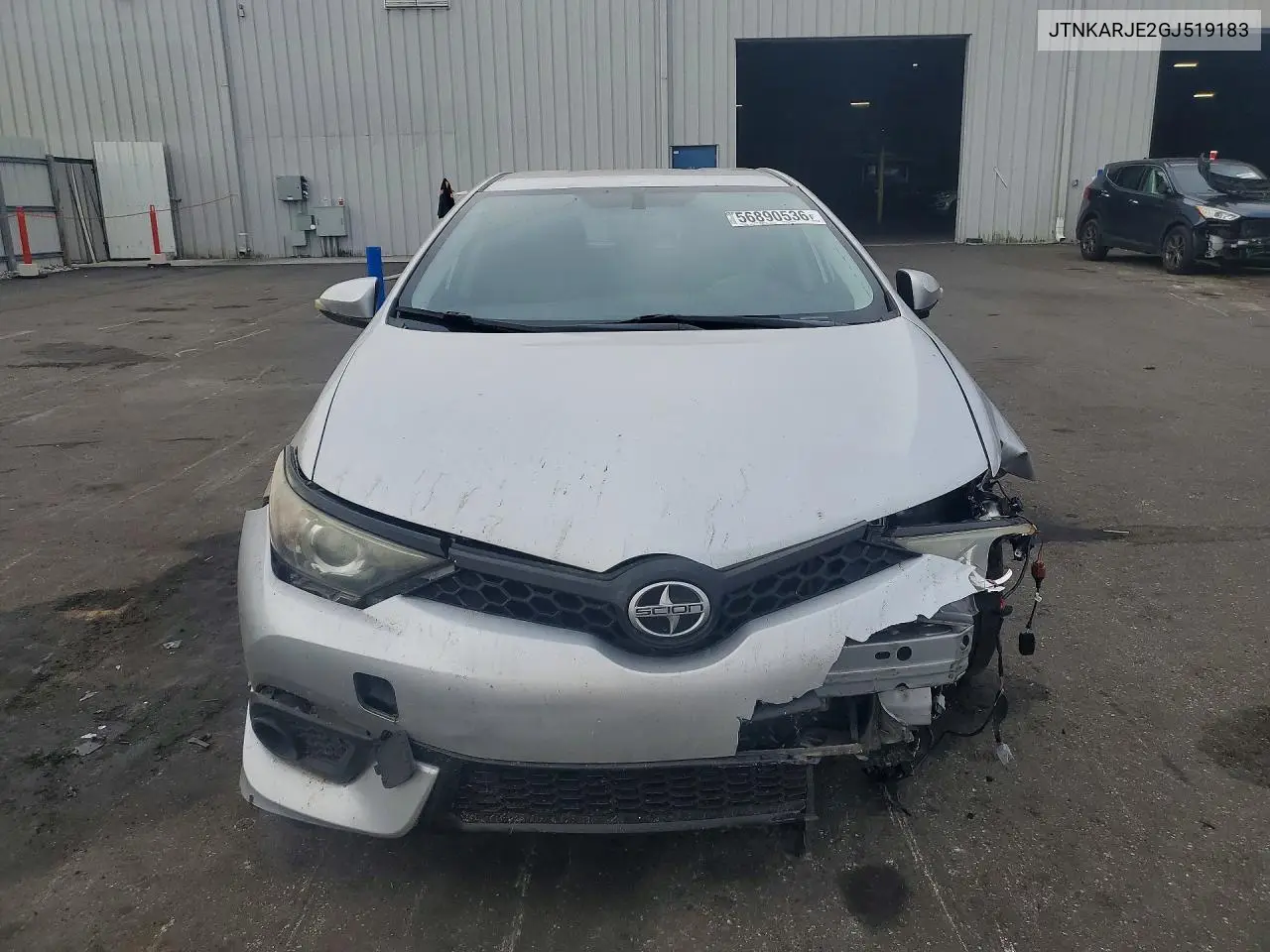 2016 Scion Im VIN: JTNKARJE2GJ519183 Lot: 56890536