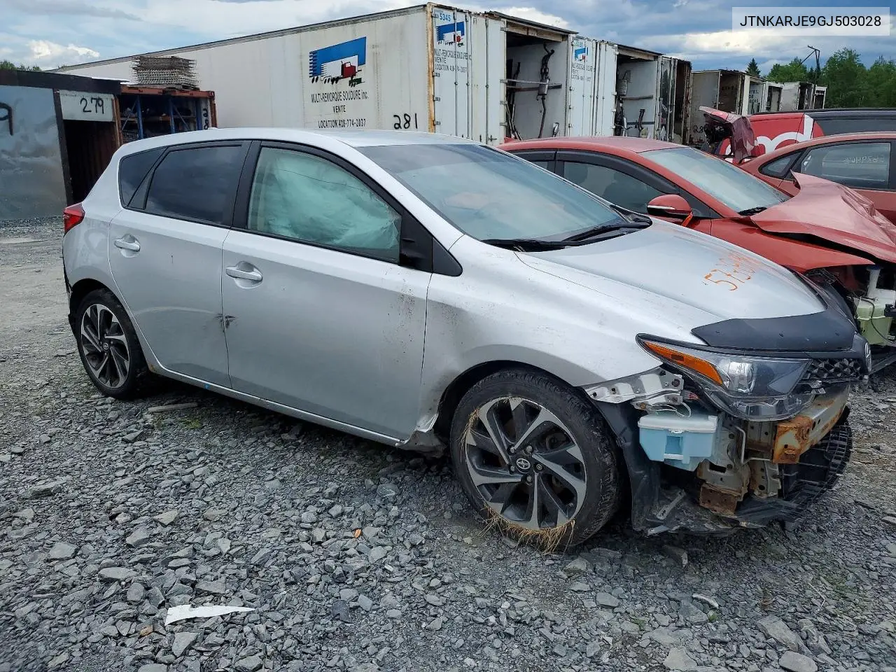 2016 Scion Im Base VIN: JTNKARJE9GJ503028 Lot: 57381956