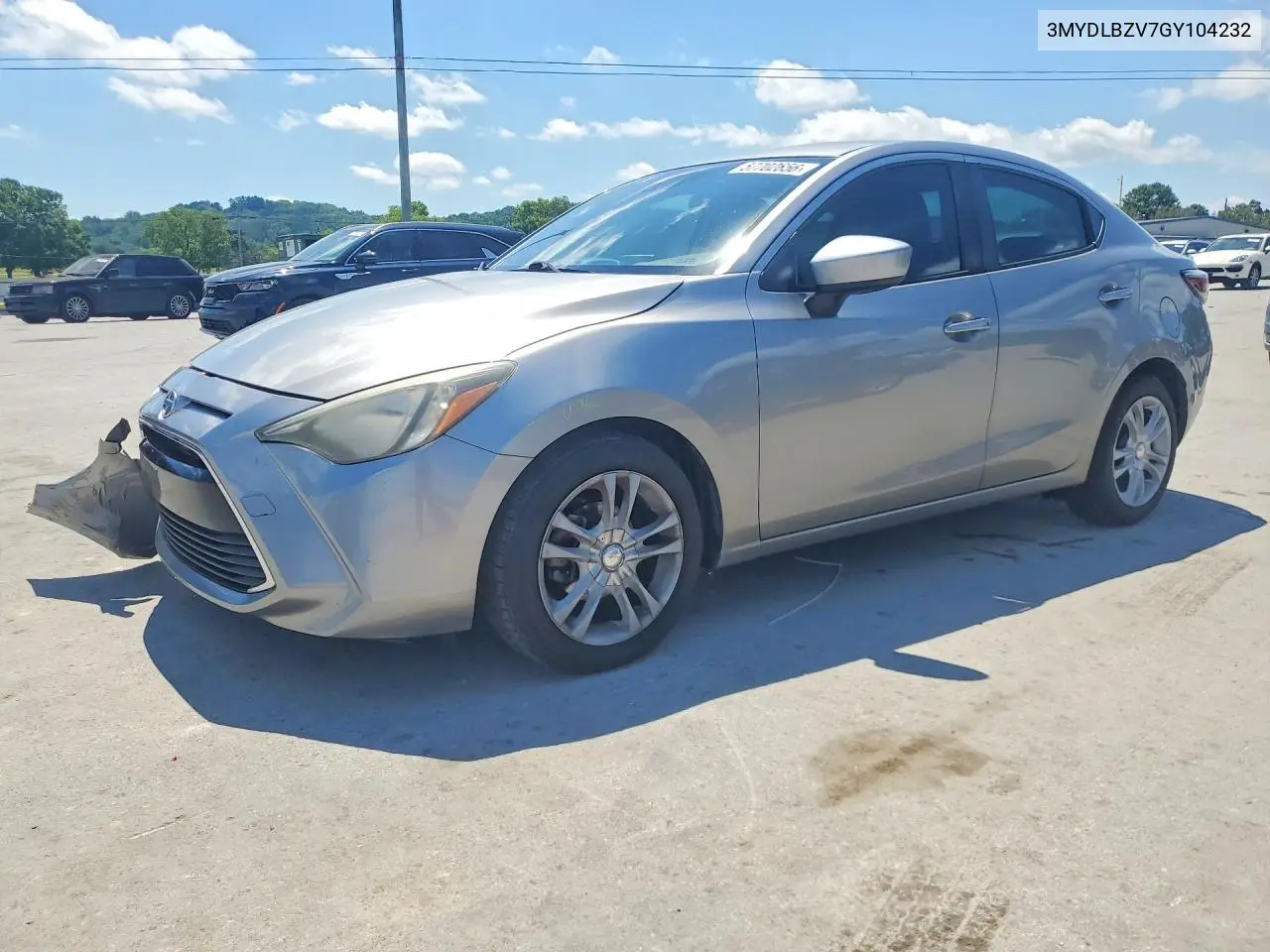 2016 Scion Ia Base VIN: 3MYDLBZV7GY104232 Lot: 57702656