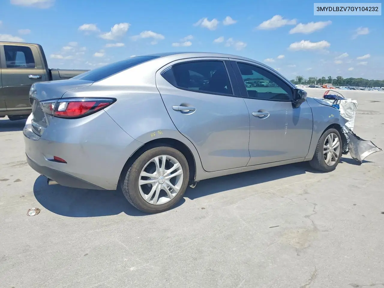 2016 Scion Ia Base VIN: 3MYDLBZV7GY104232 Lot: 57702656